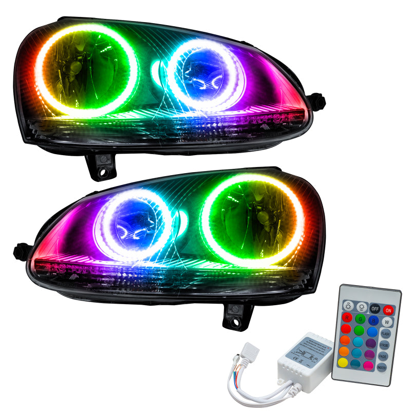 Oracle 06-10 Volkswagen Jetta SMD HL - Chrome - ColorSHIFT w/ Simple Controller - DTX Performance