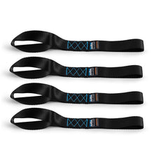 Load image into Gallery viewer, Mishimoto Soft Loop Tie-Down Straps (4-Pack) Black - DTX Performance