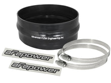 Load image into Gallery viewer, aFe Magnum FORCE CAI Univ. Silicone Coupling Kit (6-1/4in. ID / 2-3/4in. L) Straight w/Hump - Black - DTX Performance