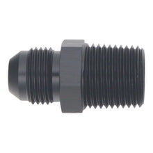 Load image into Gallery viewer, DeatschWerks 8AN Male Flare to 1/2in Male NPT Adapter - Anodized Matte Black - DTX Performance