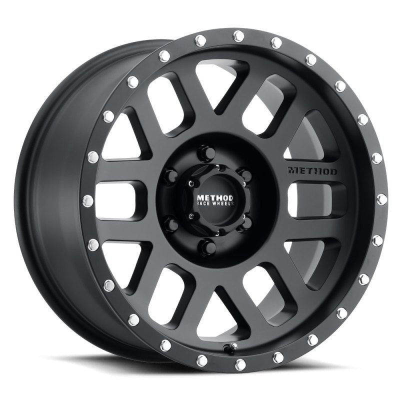 Method MR306 Mesh 18x9 +18mm Offset 6x135 94mm CB Matte Black Wheel - DTX Performance