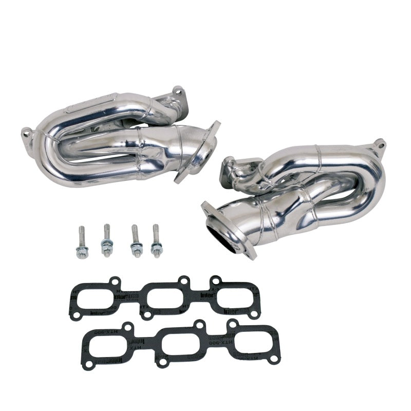 BBK 11-15 Mustang 3.7 V6 Shorty Tuned Length Exhaust Headers - 1-5/8 Silver Ceramic - DTX Performance