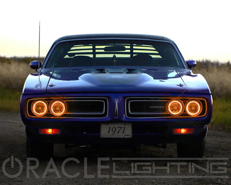 Oracle Pre-Installed Lights 5.75 IN. Sealed Beam - Amber Halo - DTX Performance