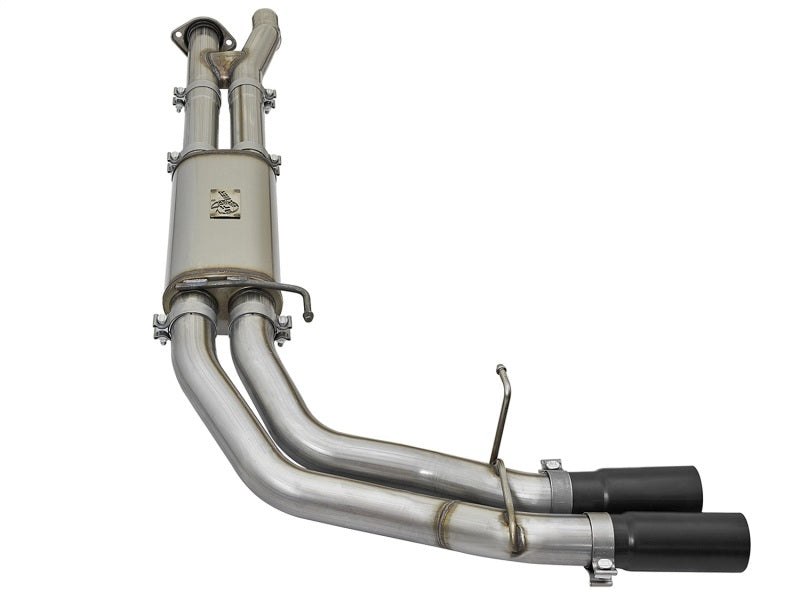 aFe POWER Rebel Series 3in 409 SS Cat Back Exhaust w/ Black Tips 17 Ford F-150 Raptor V6-3.5L - DTX Performance