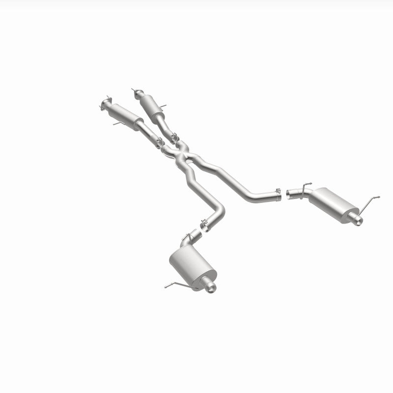 MagnaFlow 12 Jeep Grand Cherokee V8 6.4L Dual Split Rear Exit Stainless Cat Back Performance Exhaust - DTX Performance