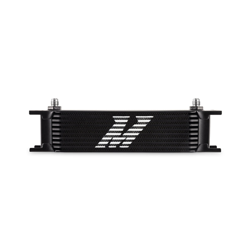 Mishimoto Universal - 6AN 10 Row Oil Cooler - Black - DTX Performance