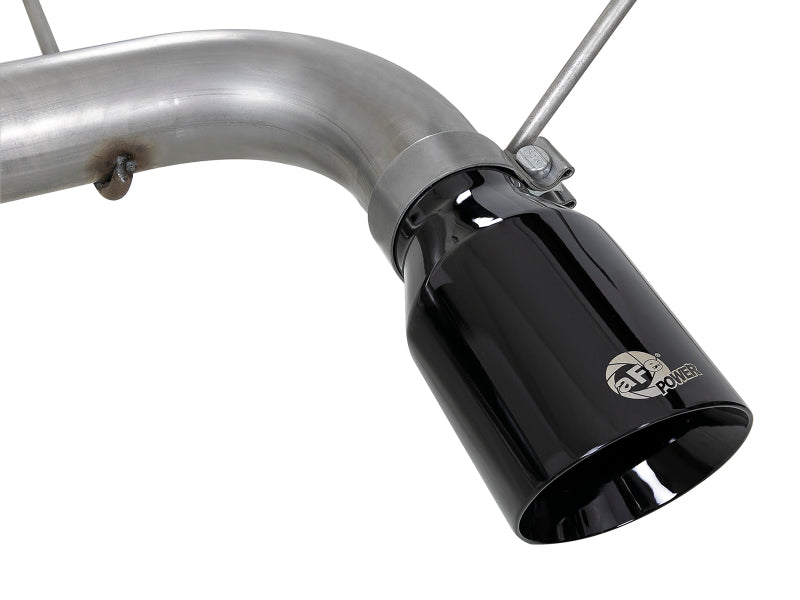 aFe Large Bore HD 3in 304 SS Cat-Back Exhaust w/ Black Tips 14-19 Jeep Grand Cherokee (WK2) V6-3.6L - DTX Performance