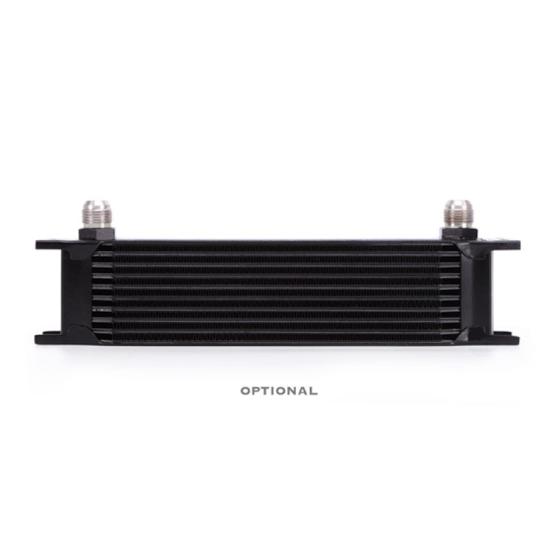 Mishimoto Universal 10 Row Oil Cooler Kit (Metal Braided Lines) - DTX Performance