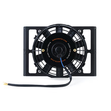 Load image into Gallery viewer, Mishimoto Universal 10in. Heavy-Duty Oil Cooler Fan Shroud - Micro Wrinkle Black - DTX Performance