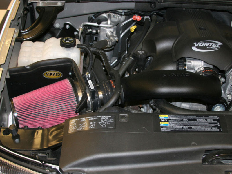 Airaid 05-06 GMC/ 05 Chevy 4.8/5.3/6.0 1500 Series CAD Intake System w/ Tube (Oiled / Red Media) - DTX Performance