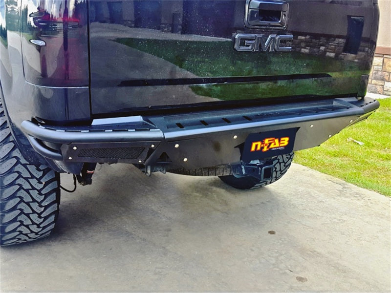 N-Fab RBS-H Rear Bumper 07-13 Chevy-GMC 1500 - Gloss Black - DTX Performance