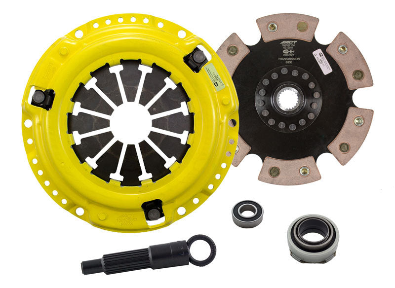 ACT 1988 Honda Civic XT/Race Rigid 6 Pad Clutch Kit - DTX Performance