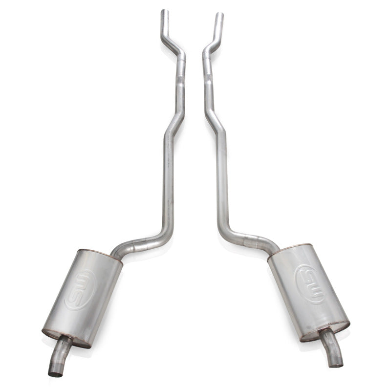 Stainless Works 1968-72 Corvette Exhaust SB 2-1/2in Factory Style Mufflers - DTX Performance