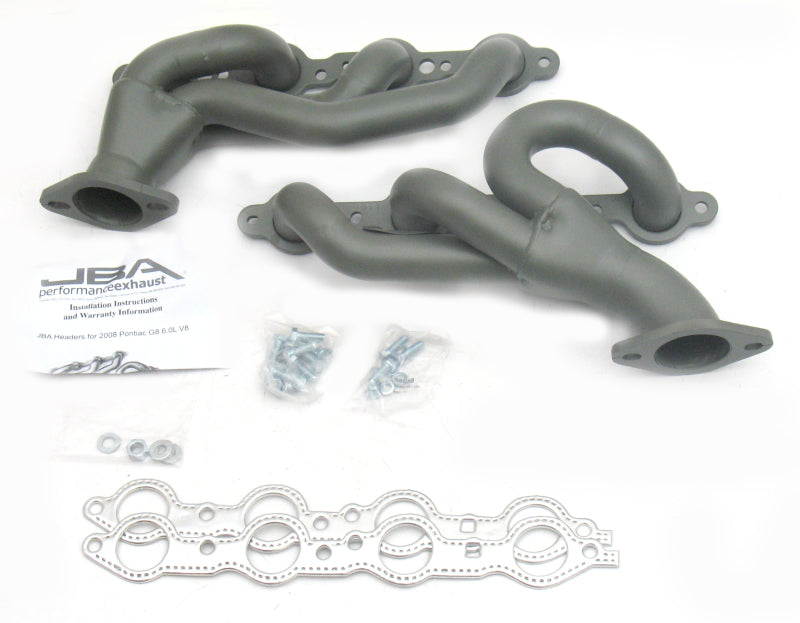 JBA 08-09 Pontiac G8 6.0/6.2L LS 1-3/4in Primary Ti Ctd Cat4Ward Header - DTX Performance