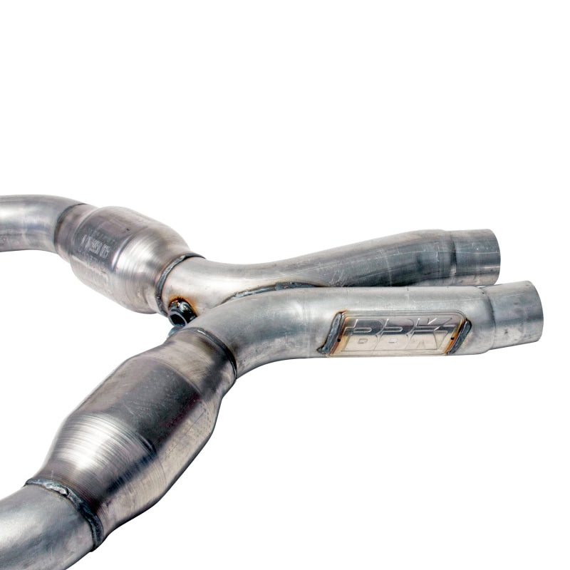 BBK 05-10 Mustang 4.6 Short Mid X Pipe With Catalytic Converters 2-3/4 For BBK Long Tube Headers - DTX Performance