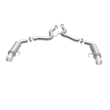 Load image into Gallery viewer, MagnaFlow Axle Back, SS, 3in, Competition, Dual Split Polished 4.5in Tip 2015 Ford Mustang GT V8 5.0 - DTX Performance