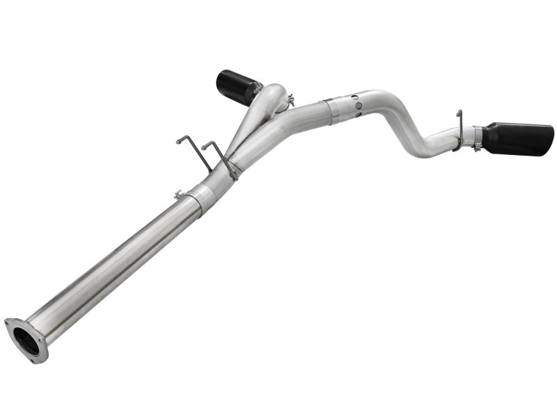 aFe Atlas Exhaust 4in DPF-Back Al Steel 11-14 Ford Diesel Trucks V8-6.7L (td) - DTX Performance