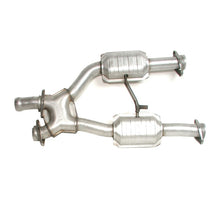 Load image into Gallery viewer, BBK 94-95 Mustang 5.0 Short Mid X Pipe With Catalytic Converters 2-1/2 For BBK Long Tube Headers - DTX Performance