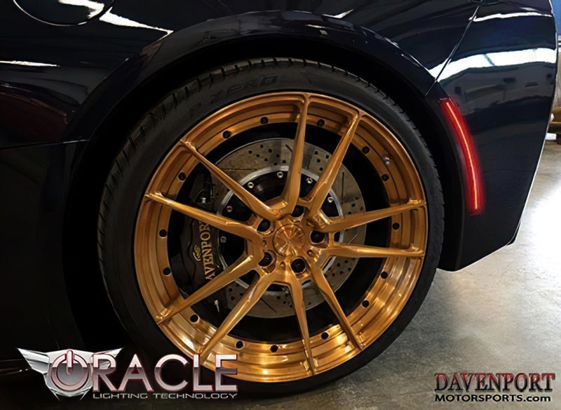 Oracle Chevrolet Corvette C7 Concept Sidemarker Set - Tinted - No Paint - DTX Performance