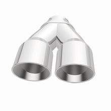 Load image into Gallery viewer, MagnaFlow Double Wall 3in Dual Round Polished Tip 2.25in Inlet - DTX Performance