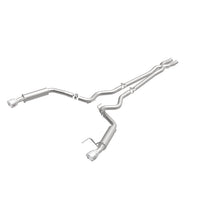 Load image into Gallery viewer, MagnaFlow Cat Back, SS, 2.5in, Competition, Dual Split Polished 4.5in Tips 2015 Ford Mustang V6 3.7L - DTX Performance