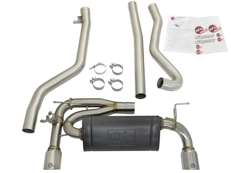 afe POWER MACH Force-Xp 16-17 BMW 340i/340ix/ 3.0L 304 SS Cat-Back Exhaust System - DTX Performance