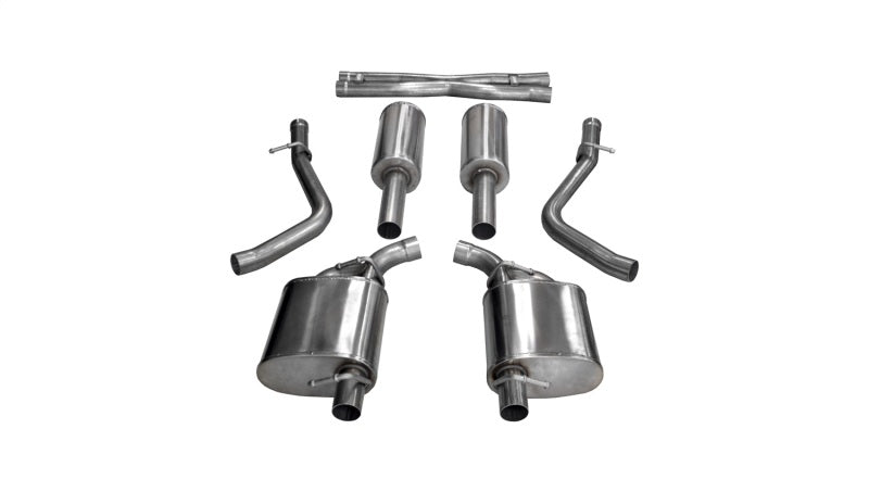 Corsa 15-20 Dodge Charger/300 Sedan 3.6L 2.5in Cat-Back Dual Rear Exit (re-uses stock exhaust bezel) - DTX Performance