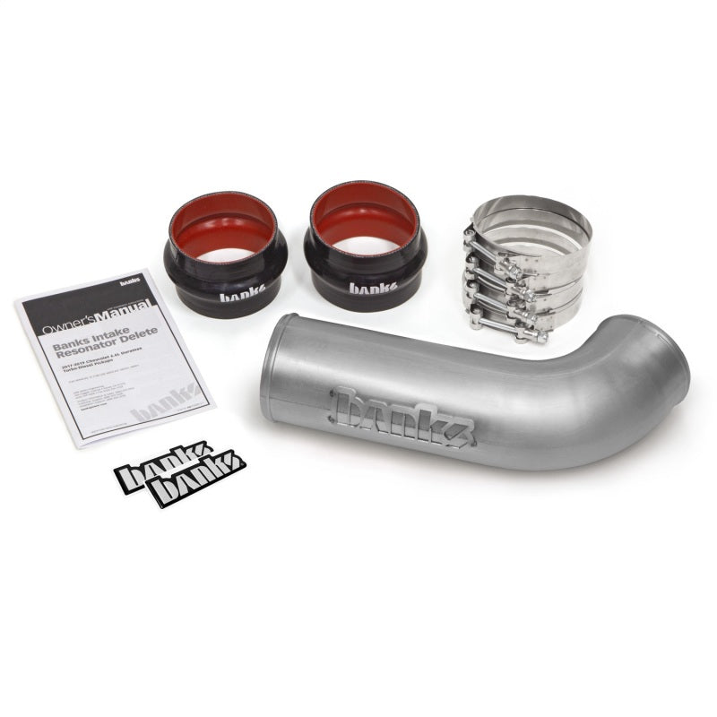 Banks Power 17-19 GM 2500/3500 6.6L L5P Intake Resonator Delete System - Natural Finish - DTX Performance