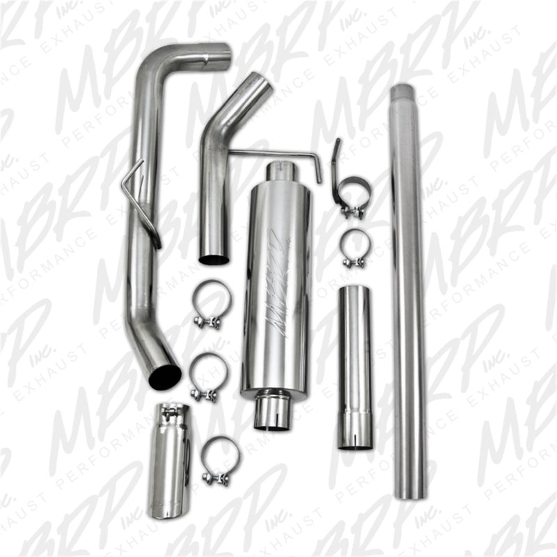 MBRP 2004-2008 Ford F150 EC/CC-SB Cat Back Single Side - DTX Performance