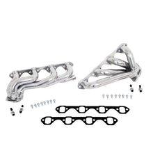 Load image into Gallery viewer, BBK 87-95 Ford F150 Truck 5.8 351 Shorty Unequal Length Exhaust Headers - 1-5/8 Silver Ceramic - DTX Performance