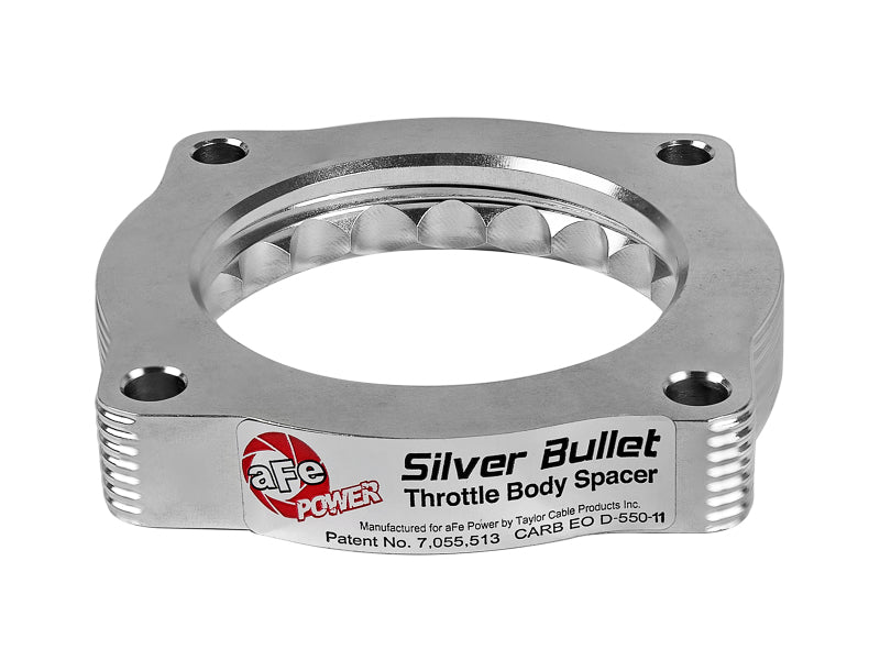 aFe Silver Bullet Throttle Body Spacers TBS BMW 335i (N54) 07-11 135i/535i 08-10 L6-3.0L (tt) - DTX Performance