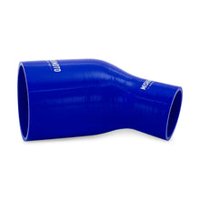 Load image into Gallery viewer, Mishimoto Silicone Reducer Coupler 45 Degree 2.5in to 4in - Blue - DTX Performance