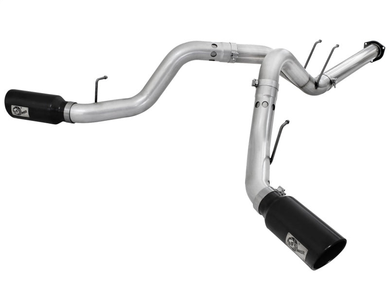 aFe Atlas Exhaust 4in DPF-Back Al Steel 11-14 Ford Diesel Trucks V8-6.7L (td) - DTX Performance