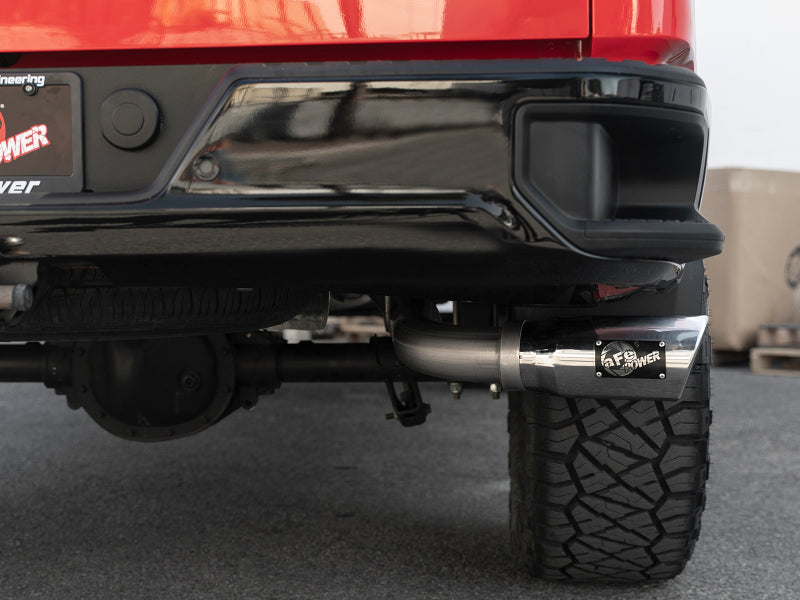 afe Apollo GT Series 2019 GM Silverado/Sierra 1500 4.3L/5.3L 409 SS CB Exhaust System w/Polished Tip - DTX Performance