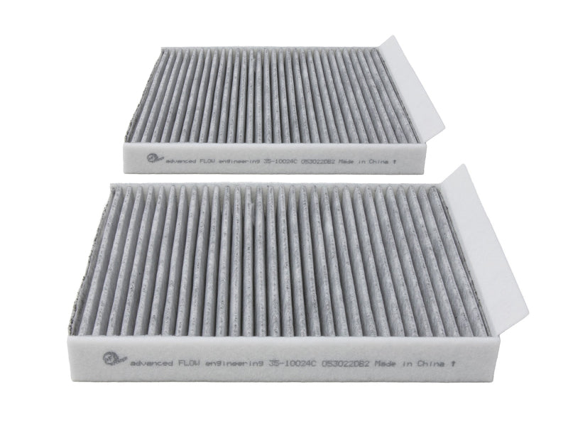 aFe 09-19 BMW 5/6/7 Series Various Models Carbon Cabin Air Filter (Pair) - DTX Performance