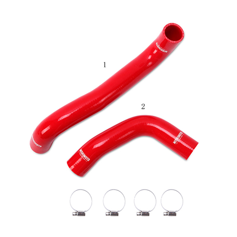 Mishimoto 08-14 Subaru WRX / 08+ STI Silicone Radiator Hose Kit - Red - DTX Performance