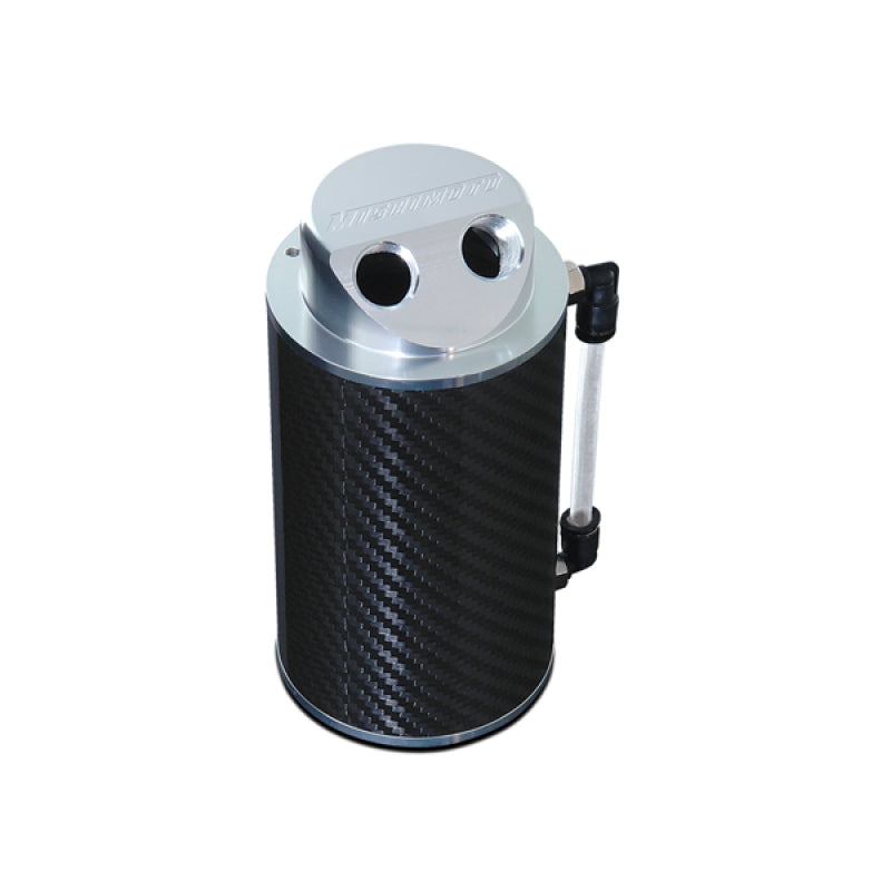 Mishimoto Carbon Fiber Oil Catch Can 10mm Fittings - DTX Performance