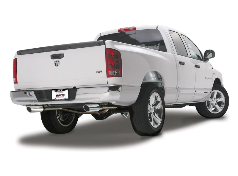 Borla 09-13 Dodge RAM 1500 5.7L CC/SB w/Fact Sngl Exh C/B 3x2.5in Single Round Rolled Split Rear - DTX Performance