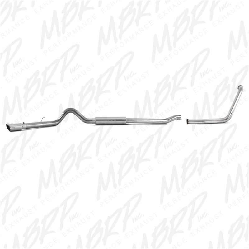 MBRP 2003-2007 Ford F-250/350 6.0L EC/CC Turbo Back Single Side (Stock Cat) - DTX Performance