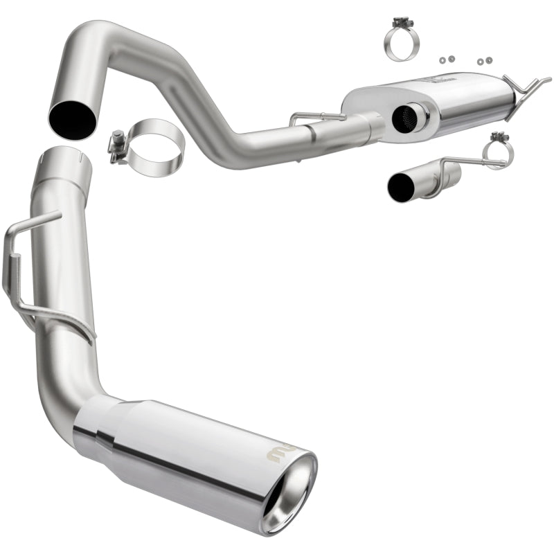 MagnaFlow CatBack 18-19 Ford Expedition V6 3.5L Gas 3in Polished Stainless Exhaust - DTX Performance