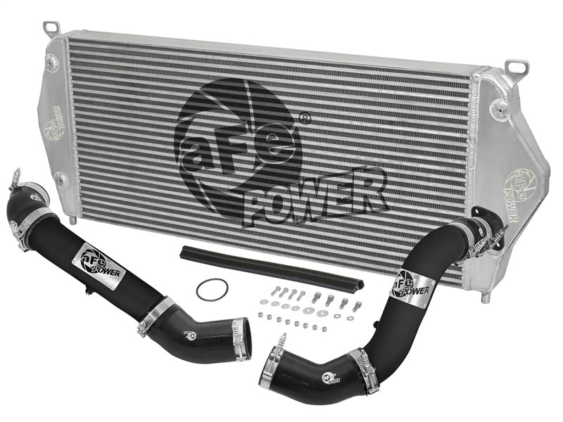 aFe BladeRunner Intercooler w/ Black Tubes 16-17 Nissan Titan XD V8 5.0L (td) - DTX Performance