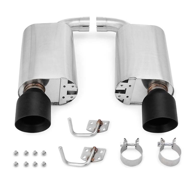 Mishimoto 2015+ Ford Mustang GT Street Axleback Exhaust w/ BlackTips - DTX Performance