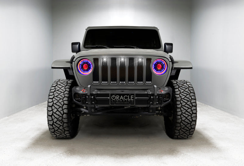 Oracle Pre-Runner Style LED Grille Kit for Jeep Gladiator JT - White - DTX Performance