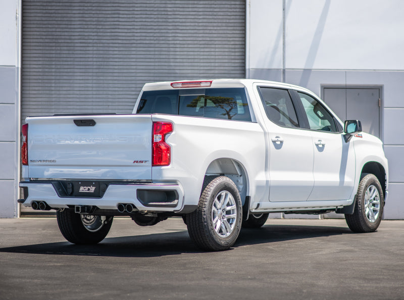 Borla 2019 Chevrolet Silverado 1500 6.2 w/ 147in WB 2.75in S-Type Catback Exhaust -Black Chrome Tips - DTX Performance