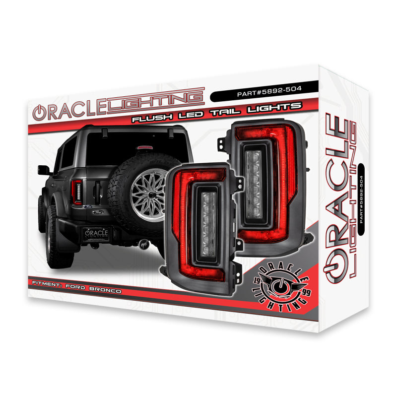 Oracle Lighting 21-22 Ford Bronco Flush Style LED Taillights - DTX Performance