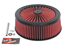 Load image into Gallery viewer, aFe MagnumFLOW Air Filters Round Racing P5R A/F TOP Racer 14D x 5H (Blk/Red) - DTX Performance