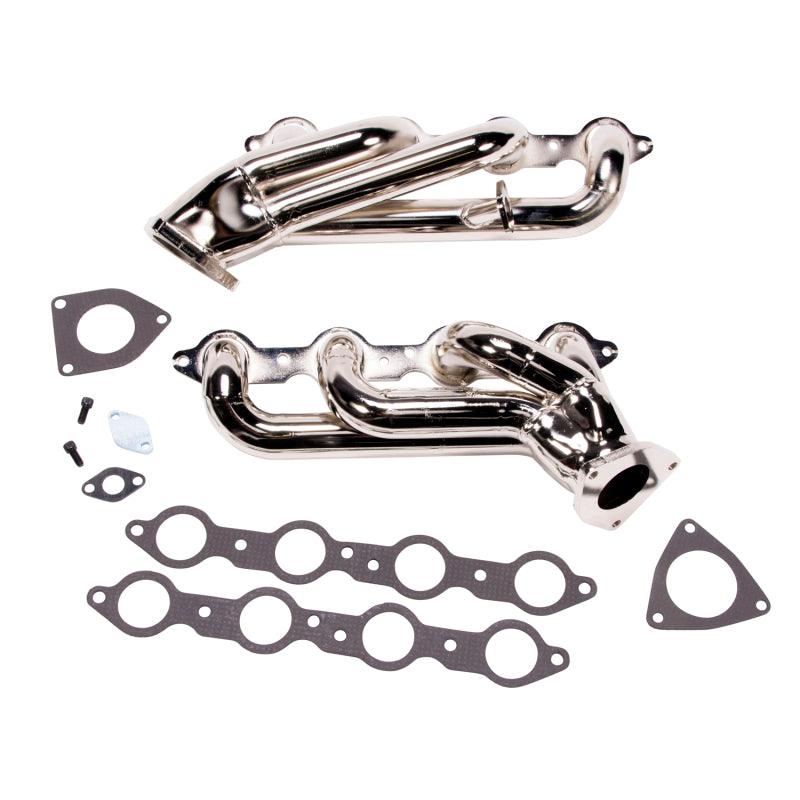 BBK 99-04 GM Truck SUV 6.0 Shorty Tuned Length Exhaust Headers - 1-3/4 Titanium Ceramic - DTX Performance