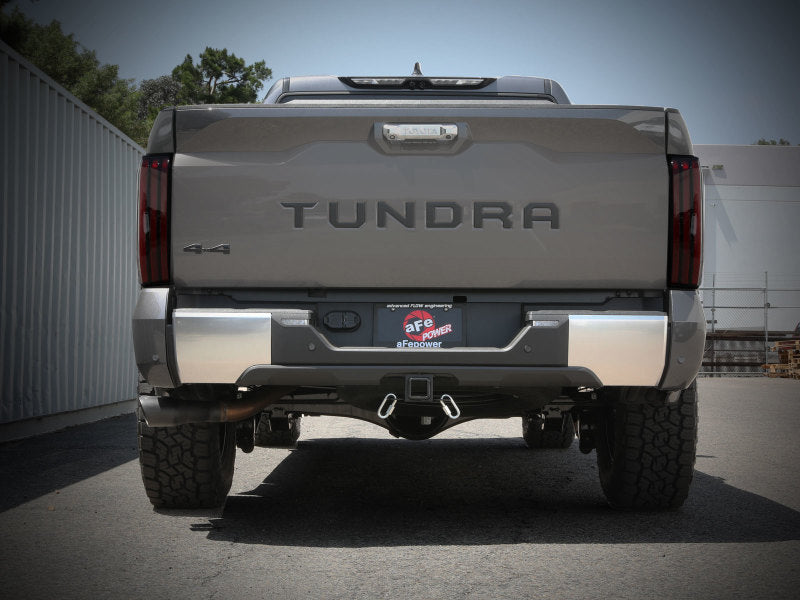 aFe 2022 Toyota Tundra V6-3.5L (tt) Vulcan Series 2.5in to 3in 304 SS Cat-Back Exhaust w/ Black Tip - DTX Performance