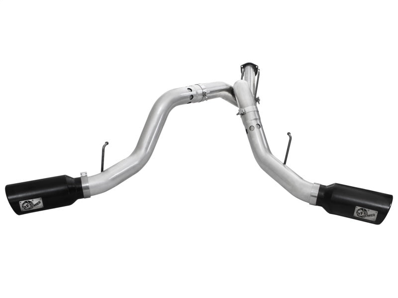 aFe Atlas Exhaust 4in DPF-Back Al Steel 11-14 Ford Diesel Trucks V8-6.7L (td) - DTX Performance