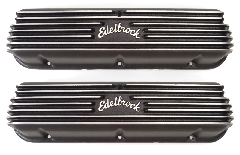 Edelbrock Valve Cover Classic Series Ford 1962-95 221 351W V8 Black - DTX Performance